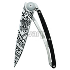 Deejo 1CC539 One hand 37g, titan, carbon fiber, Polynesian - 0