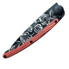 Deejo 1GB137 Black tattoo 37g, coralwood, roses - 3