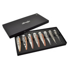 Deejo Tattoo collection with 8 knives