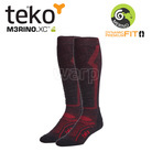 Teko 4702 MERINO.XC Light Ski men Charcoal/red