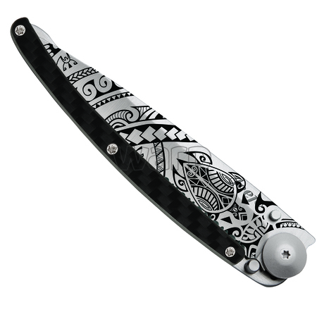 Deejo 1CC539 One hand 37g, titan, carbon fiber, Polynesian - 2