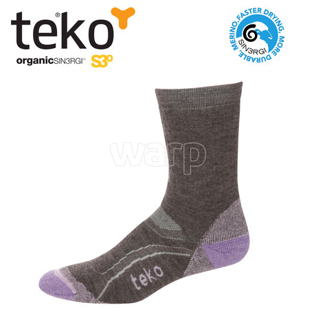 Teko 3333s S3O Midweight Hiking women brown/lila