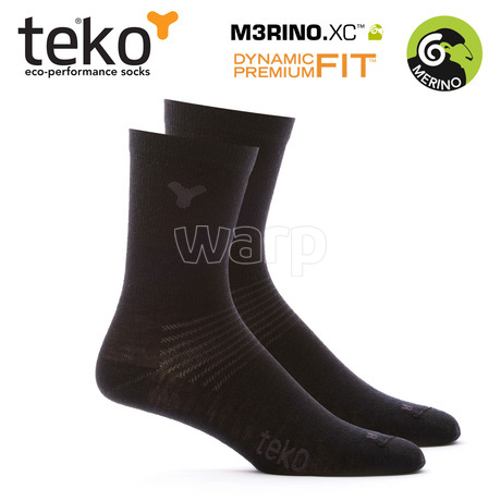 Teko 3601 M3RINO.XC 2páry Liner Crew unisex black 1