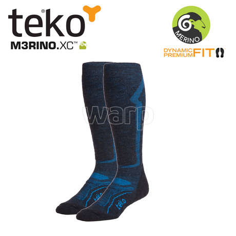 Teko 4702 MERINO.XC Light Ski men Charcoal/marine