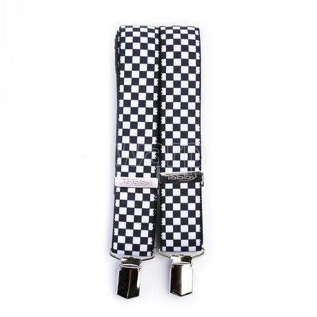 Tobby kšandy 36 mm pro dospělé - chess black-white - 2