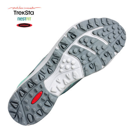 Treksta Alter Ego woman grey-teal outsole