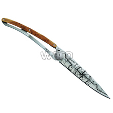 Deejo 1CBG54 titan 37g juniper, ultralehký nůž pro leváky, Terra Incognita - 1